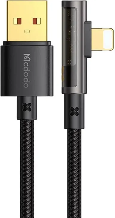 Kabllo USB në Lightning Mcdodo CA-3511, 1.8m, e zezë - 3