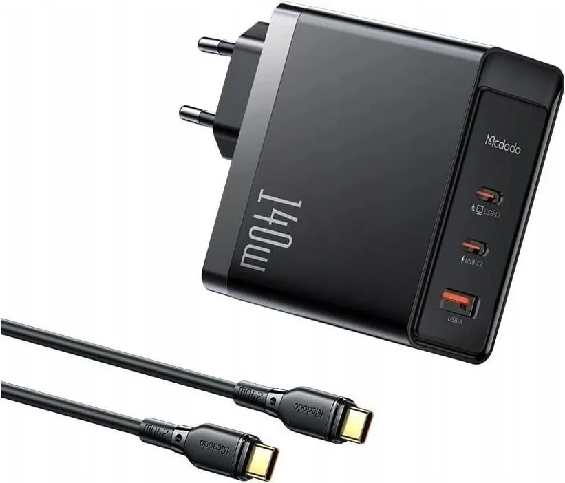 Karikues McDodo CH-2913 GaN 140W 2x USB-C, USB-A, i zi - 2