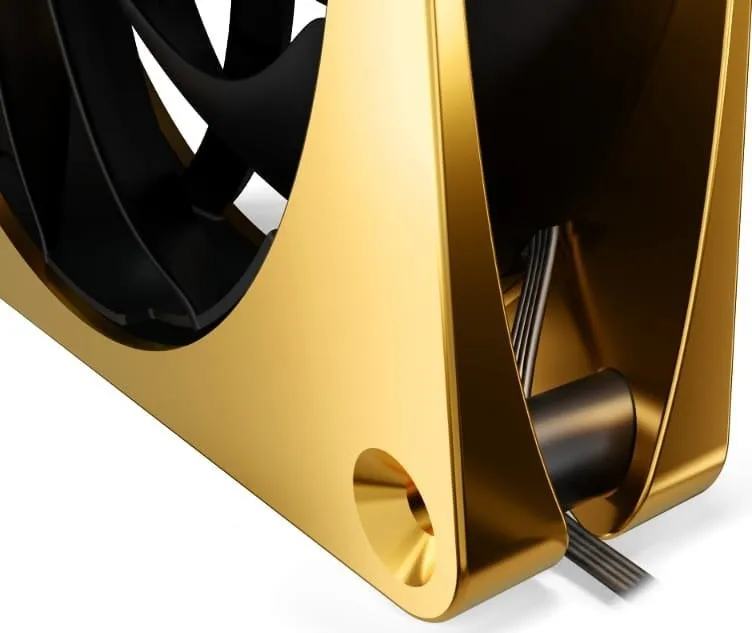 Ftohës Alphacool Apex Stealth Metal, 120 mm, i artë - 4
