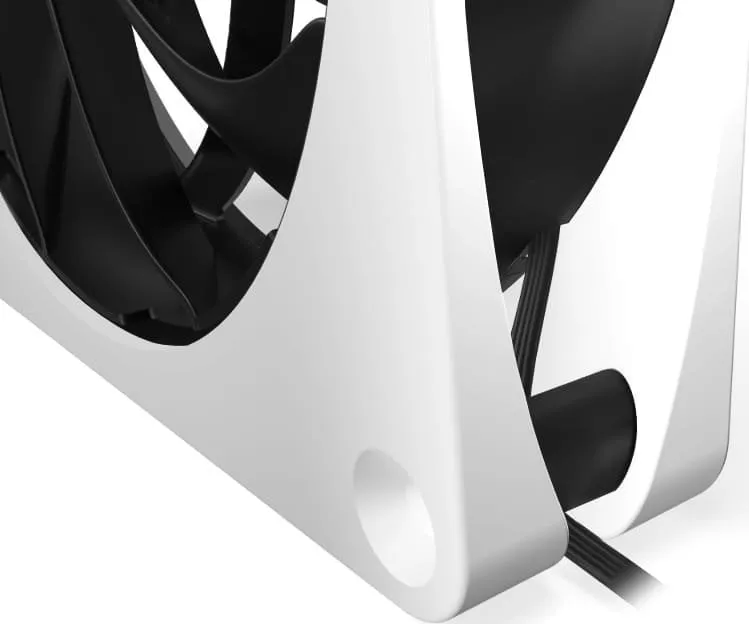 Ftohës Alphacool Apex Stealth Metal, 120 mm, i bardhë - 4
