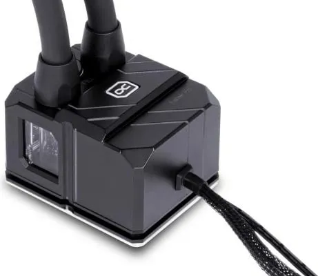 Sistem ftohje me ujë all-in-one për procesor, Alphacool 13074, 3 ventilatorë 12 cm, i zi - 2