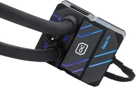 Sistem ftohje me ujë all-in-one për procesor, Alphacool 13074, 3 ventilatorë 12 cm, i zi - 4