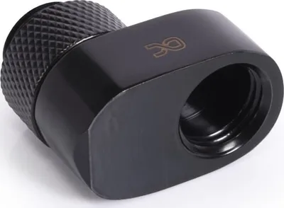 Përshtatës ftohje uji Alphacool Eiszapfen G1/4 MF 16, offset, i zi - 1