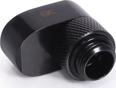 Përshtatës ftohje uji Alphacool Eiszapfen G1/4 MF 16, offset, i zi - 2
