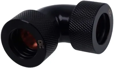 Bërryl Alphacool, 90°, 16mm, i zi - 1