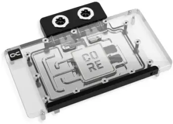 Bllok uji GPU Alphacool Core Geforce RTX 5080 Epic X, me backplate, transparent