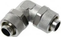Lidhës për instalim elektrik Alphacool Angle, 13/10mm, i argjendtë - 1