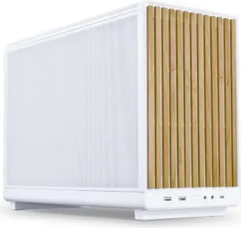 Kasë, Lian Li, A3-mATX-WD, mATX/mini-ITX SFF, panel druri, e bardhë
