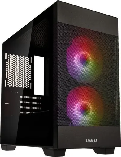 Kasë Lian Li LANCOOL 205M Mesh, e zezë, Micro Tower - 1