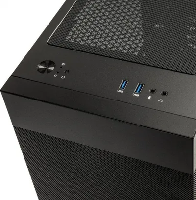 Kasë Lian Li LANCOOL 205M Mesh, e zezë, Micro Tower - 5