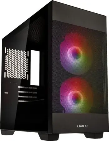 Kasë Lian Li LANCOOL 205M Mesh, e zezë, Micro Tower