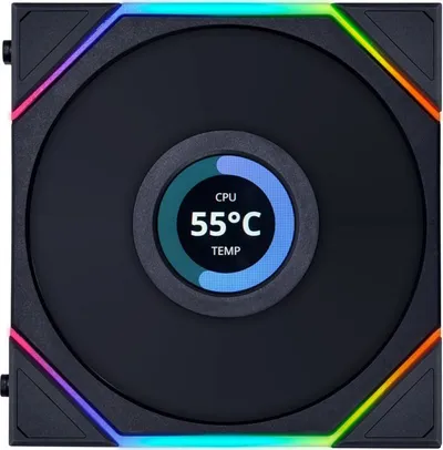 Ftohës Lian Li Uni TL LCD 120 RGB Reverse Blade (12RTLLCD1B), 120 mm - 1