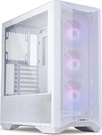 Kasë Lian Li LANCOOL II Mesh C RGB, e bardhë