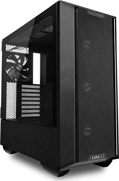 Kasë Lian Li Lancool III (LANCOOL 3-X), e zezë - 1