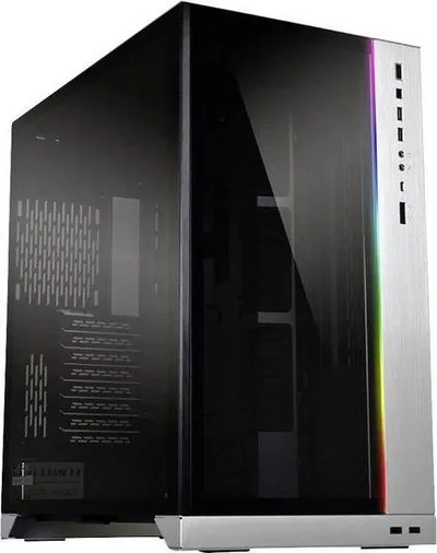 Kasë kompjuterike LIAN-LI O11 Dynamic XL (ROG Certified), e argjendtë - 1