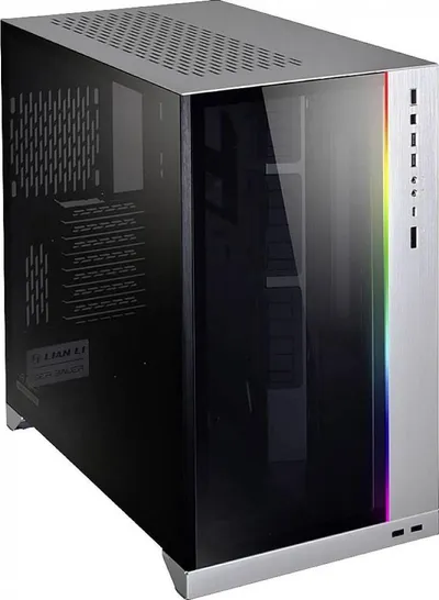 Kasë kompjuterike LIAN-LI O11 Dynamic XL (ROG Certified), e argjendtë - 2