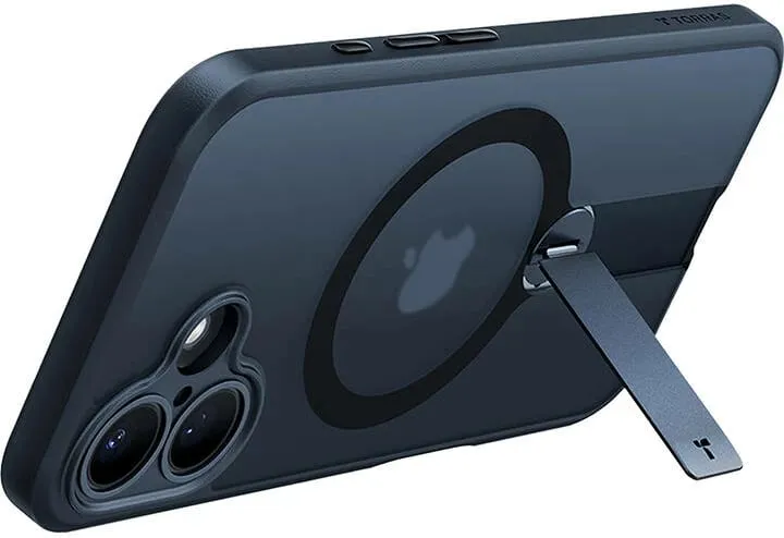 Mbështjellës Torras Pstand Spin për iPhone 16, i zi - 2