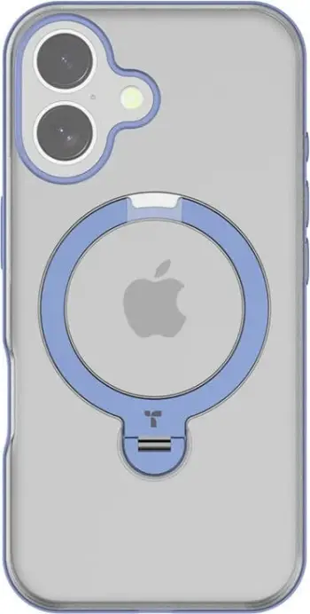 Mbështjellës Torras Ostand Spin për iPhone 16, kaltër