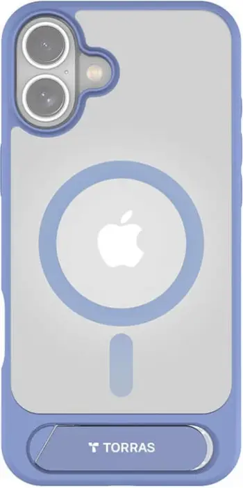 Mbështjellës Torras Pstand Series për iPhone 16, Blu