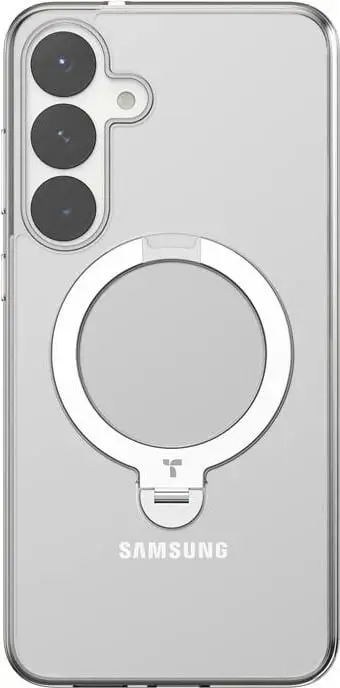 Mbështjellës Torras Ostand Spin për Samsung S25, transparent