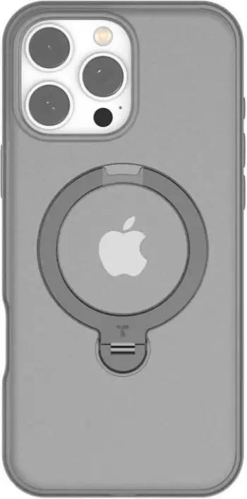 Mbështjellës Torras Ostand Spin për iPhone 16 Pro Max, Gri