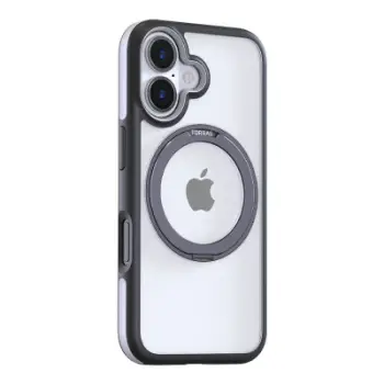 Mbështjellës Torras Ostand R Fusion për iPhone 16, i zi