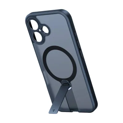 Mbështjellës Torras Pstand Spin për iPhone 16 Plus, i zi - 1