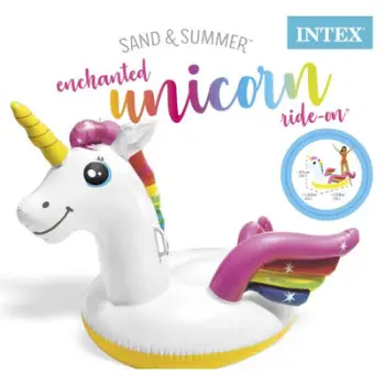 57561 UNICORN RIDE-ON, Age 3+ 2.01mx1.4mx97cm