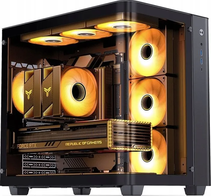Kasë Jonsbo Jonsbo TK-3 - ATX-Gehäuse, e zezë, Full Tower - 1