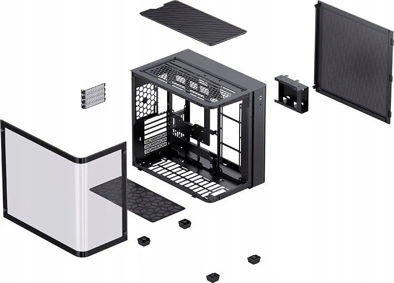 Kasë Jonsbo Jonsbo TK-3 - ATX-Gehäuse, e zezë, Full Tower - 12