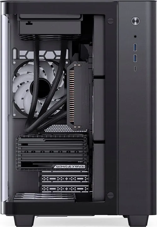 Kasë Jonsbo Jonsbo TK-3 - ATX-Gehäuse, e zezë, Full Tower - 4