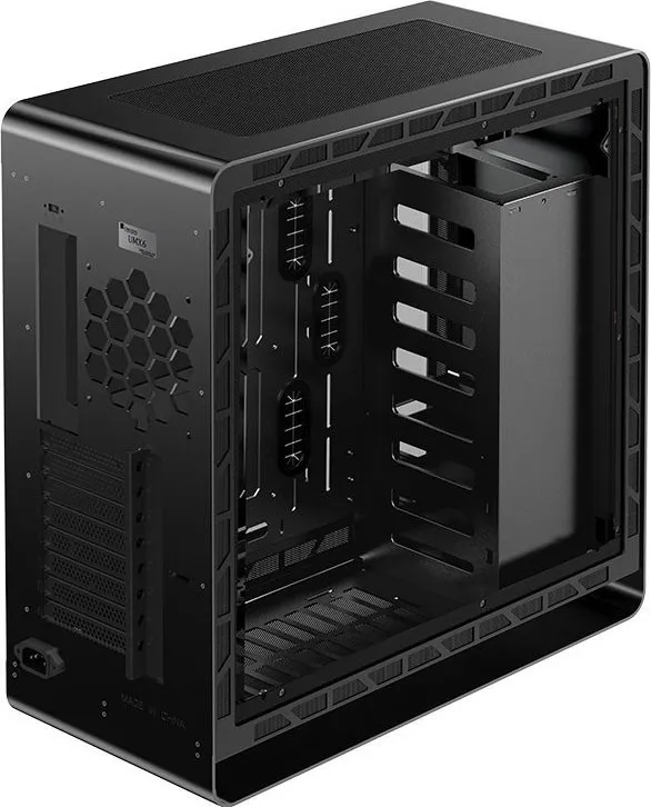 Kasë Jonsbo UMX6S TG, e zezë, Full Tower - 5