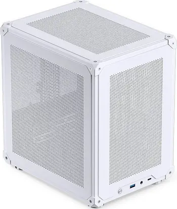 Kuti kompjuterike Jonsbo C6, Micro ATX, kompakte, e bardhë