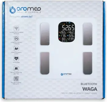Peshore elektronike banjo Oromed ORO-BLUETOOTH SMART, e bardhë
