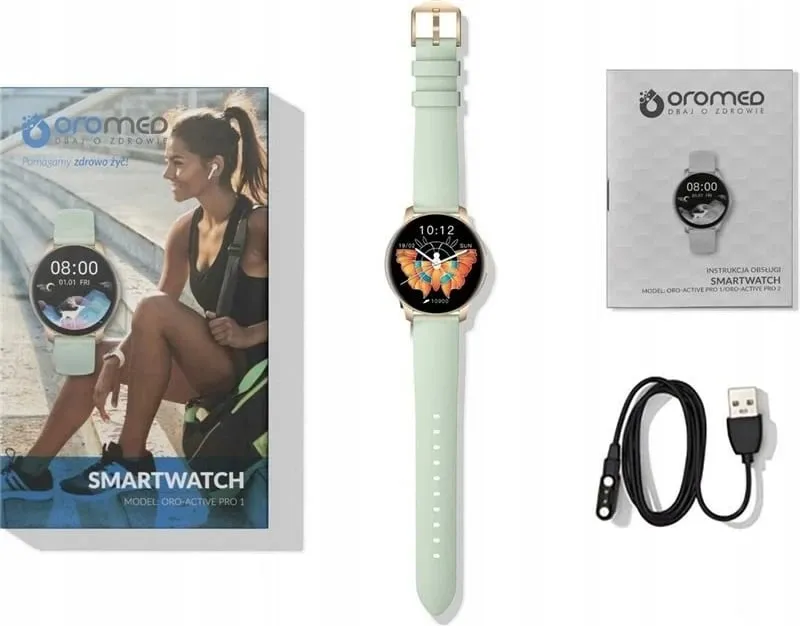 Smartwatch Oromed ORO Active Pro 1, ngjyrë ari - 7