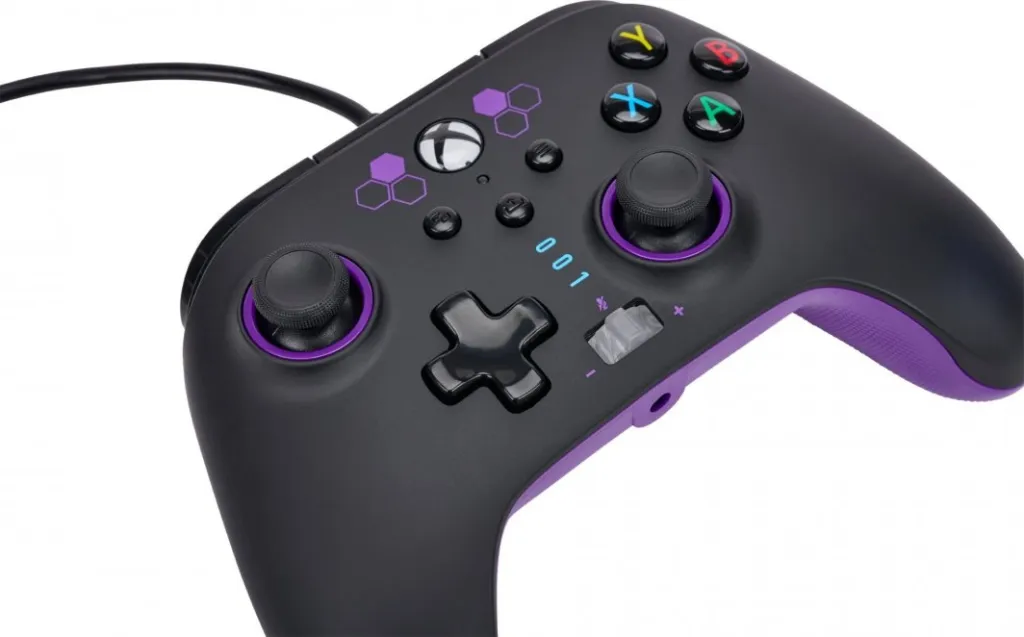 Kontroller PowerA Xbox Enhanced Purple Hex, me kabllo, i zi - 11