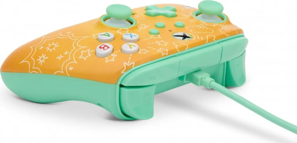 Kontroller PowerA Xbox Enhanced Cuphead, me kabllo, i verdhë - 6