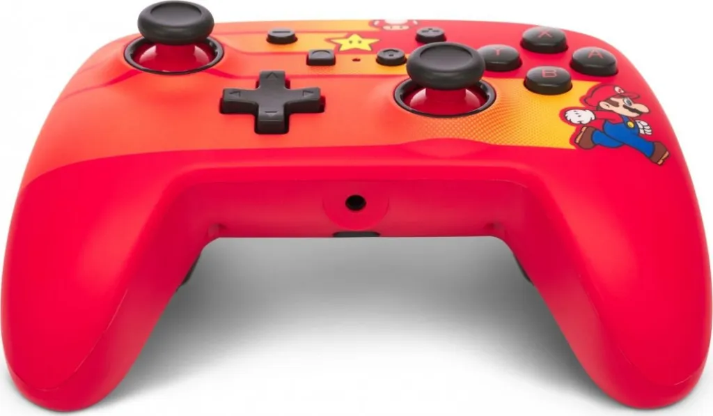 Kontroller PowerA Enhanced Speedster Mario, me kabllo, i kuq - 8