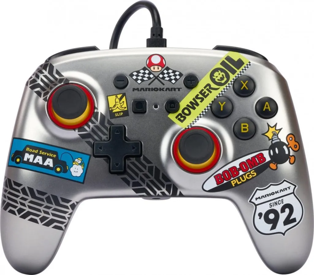 Kontroller PowerA Enhanced Mario Kart, me kabllo, shumëngjyrësh - 1