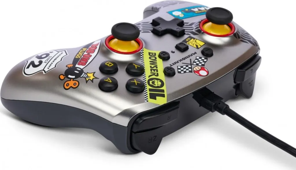 Kontroller PowerA Enhanced Mario Kart, me kabllo, shumëngjyrësh - 6