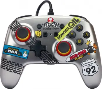 Kontroller PowerA Enhanced Mario Kart, me kabllo, shumëngjyrësh