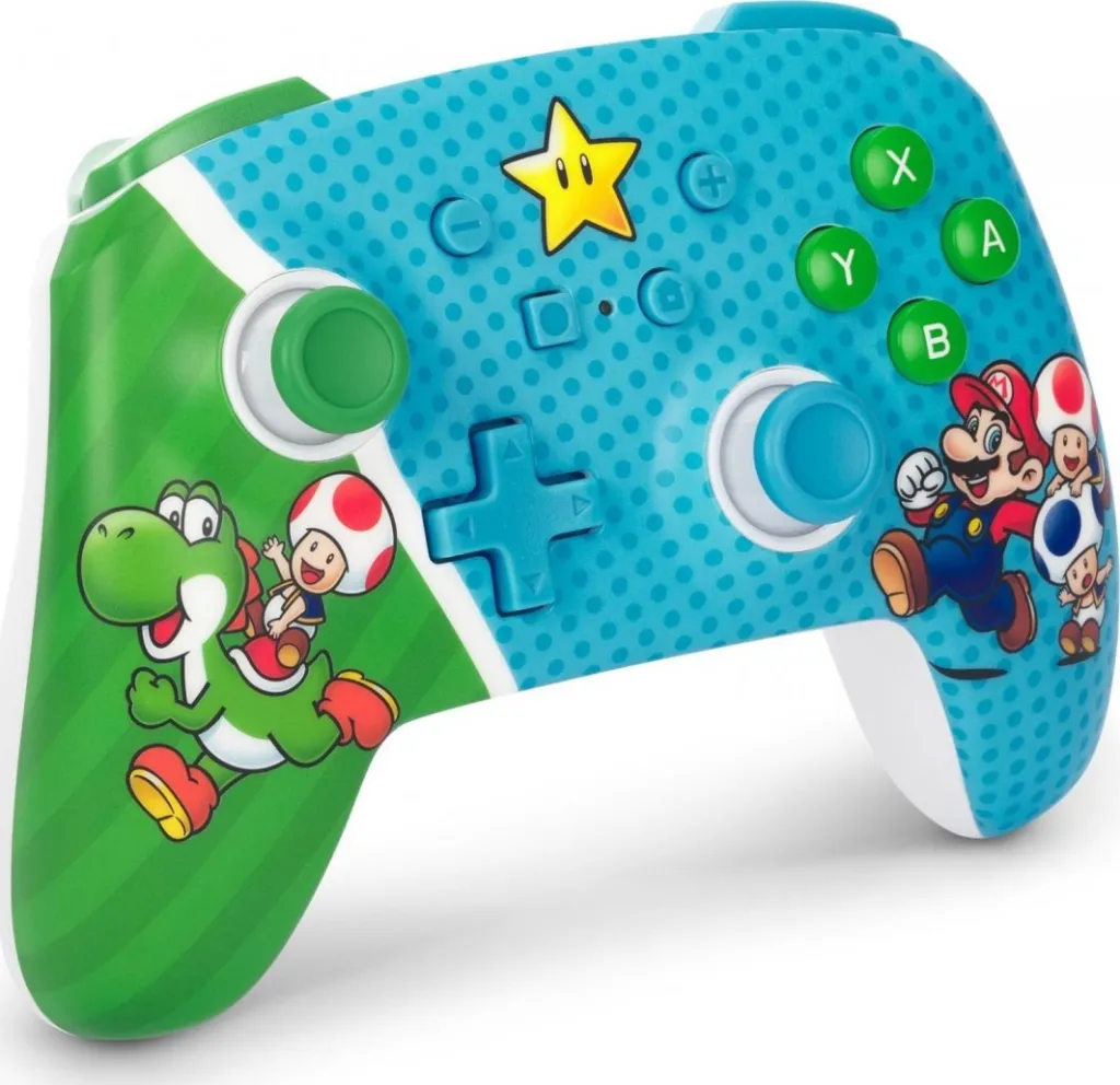 Kontroller PowerA Enhanced Super Star Friends, wireless, shumëngjyrësh - 2
