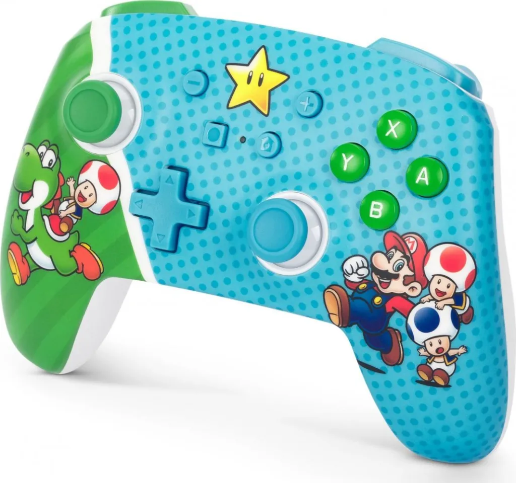 Kontroller PowerA Enhanced Super Star Friends, wireless, shumëngjyrësh - 4