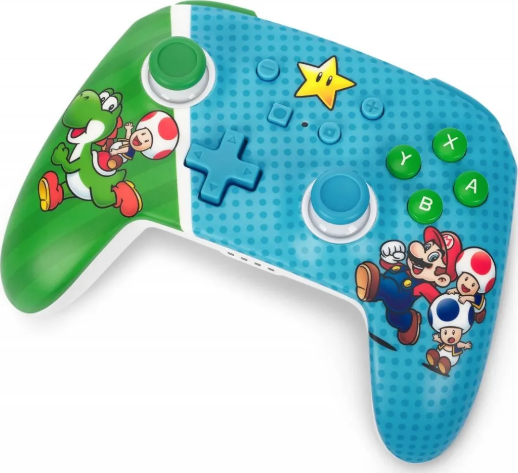 Kontroller PowerA Enhanced Super Star Friends, wireless, shumëngjyrësh - 10