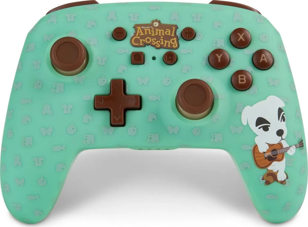 Kontroller PowerA Enhanced Animal Crossing, wireless, i gjelbër - 1