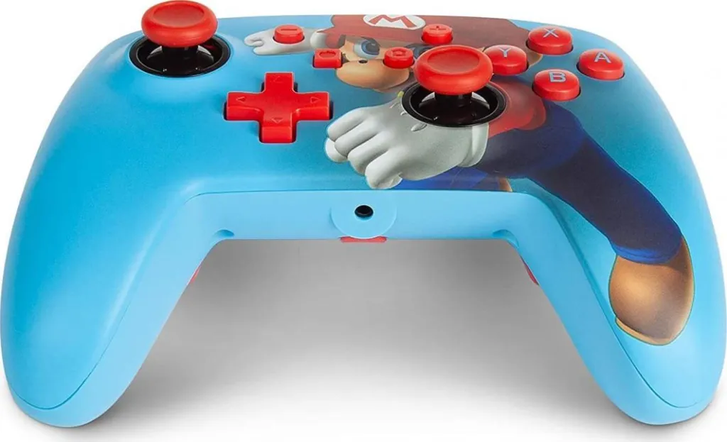 Kontroller PowerA Mario Punch, me kabllo, i kaltër - 2