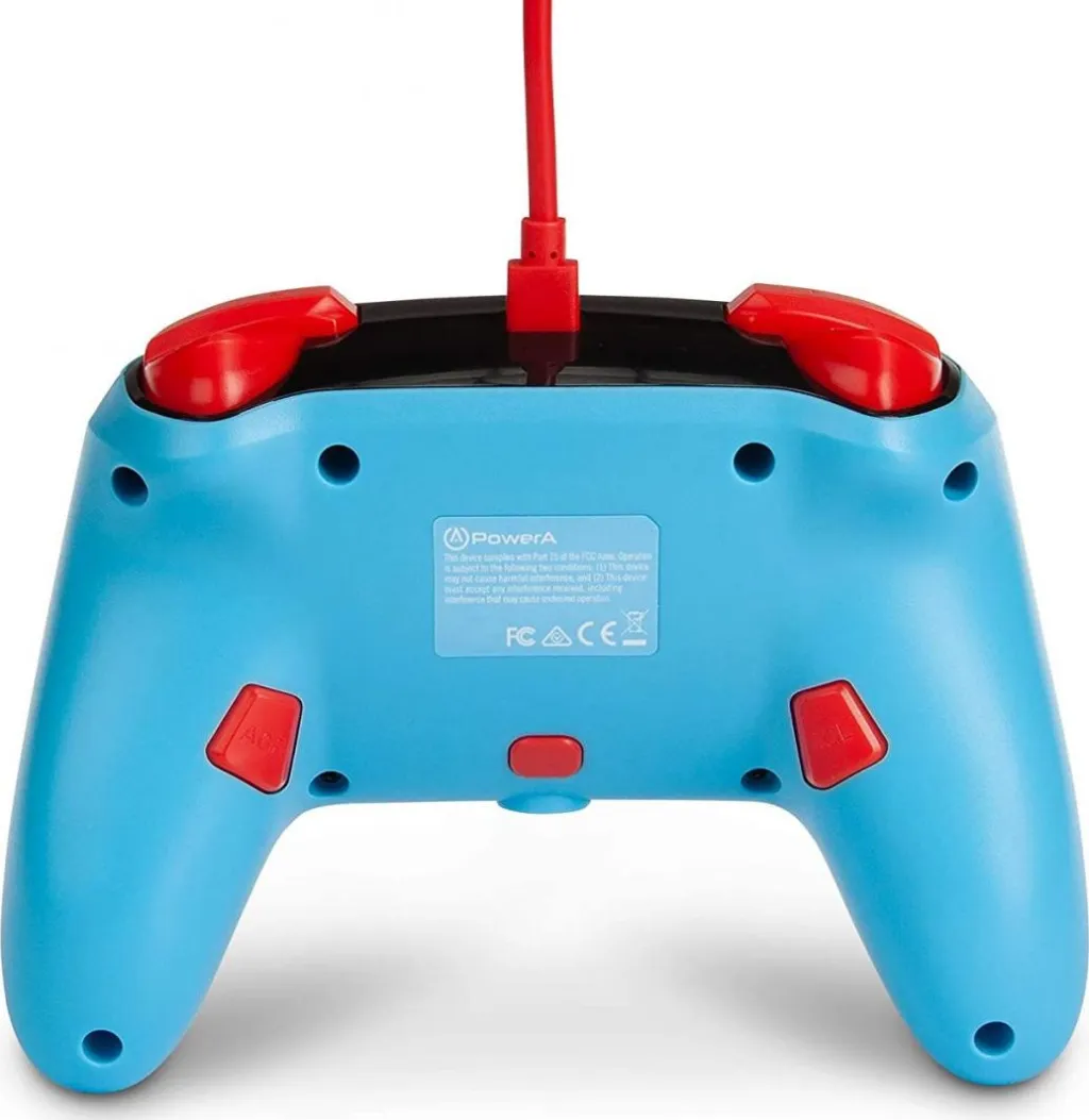 Kontroller PowerA Mario Punch, me kabllo, i kaltër - 3
