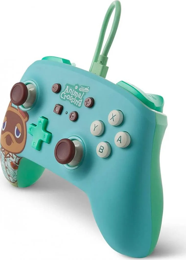 Kontroller PowerA Animal Crossing Tom Nook, me kabllo, i kaltër - 6