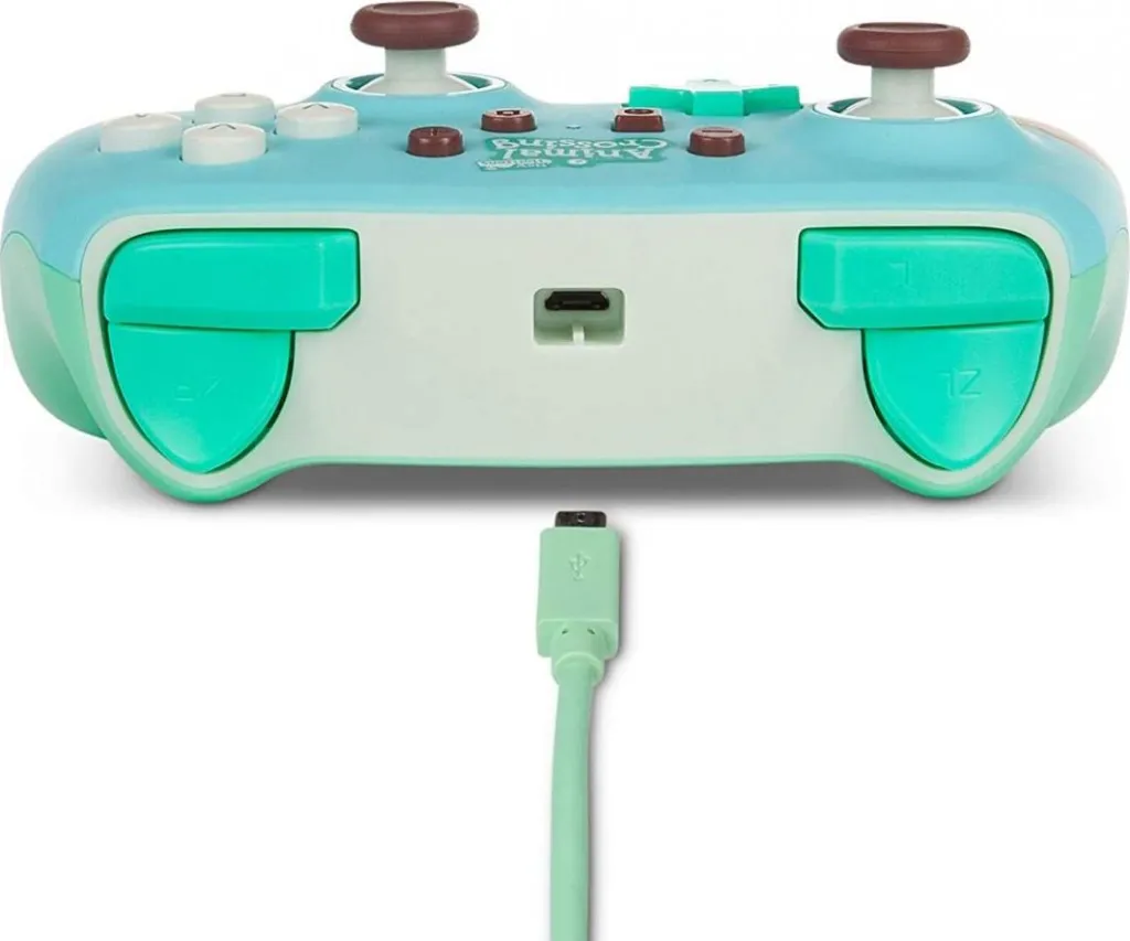 Kontroller PowerA Animal Crossing Tom Nook, me kabllo, i kaltër - 8