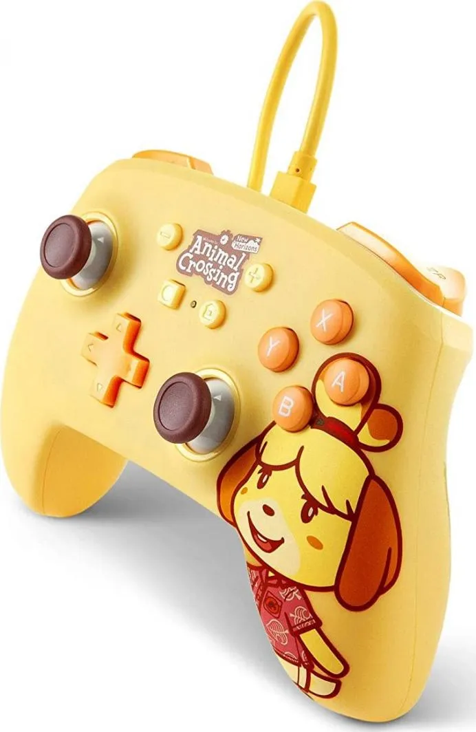 Kontroller PowerA Animal Crossing Isabelle, me kabllo, i verdhë - 6